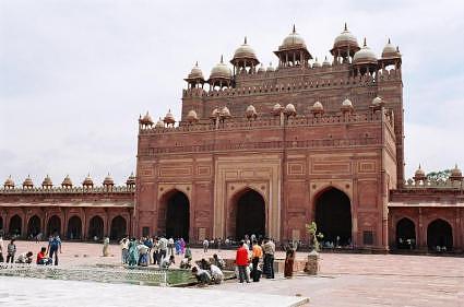 Jama masjid at World Heritage Site, Fatehpur Sikri, Uttar Pradesh