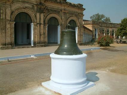 Bell in the courtyard, La Martiniere College Lucknow