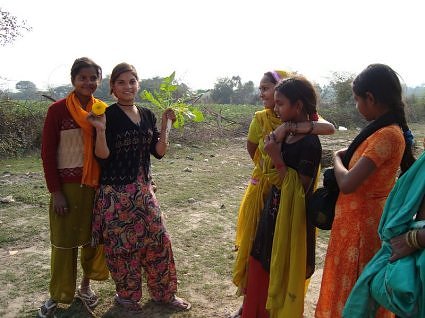 Girls of Vrindavan, India