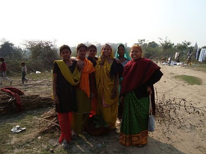 Women of Vrindavan, India